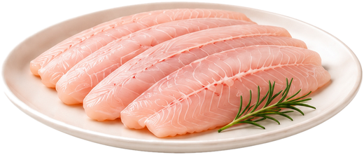 Mirai tilapia sashimi plate