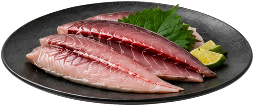 Kibou mackerel sashimi plate