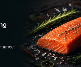 Seasoned fish fillet with herbs